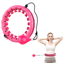 weight loss fitness exercise hula ring detachable fat burning auto spinning weighted smart hoola hoops